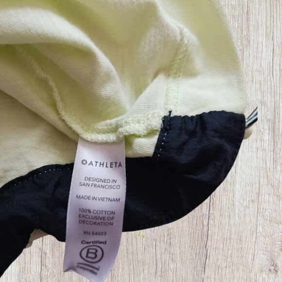 Athleta organic bungee Tank Set of 2  Size Small light blue/neom lime colors - Picture 11 of 16